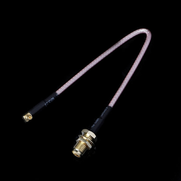 RG316 SMA Female to MMCX Right Angle Male Braid Cable, Length:15cm RG316 SMA Female to MMCX Right Angle Male Braid Cable, Length:15cm